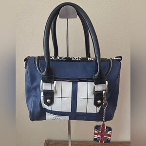 Doctor Who Blue and White Handbag